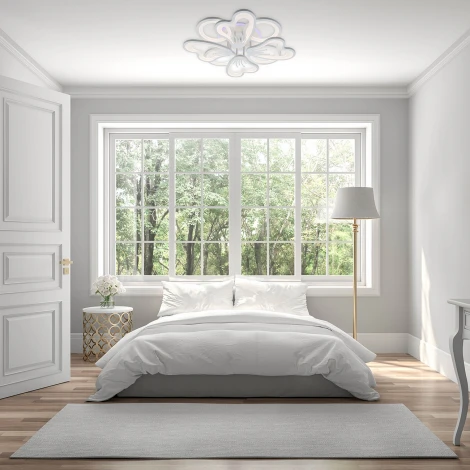 Потолочная люстра светодиодная Escada Armeria 10227/8LED BL 150W White