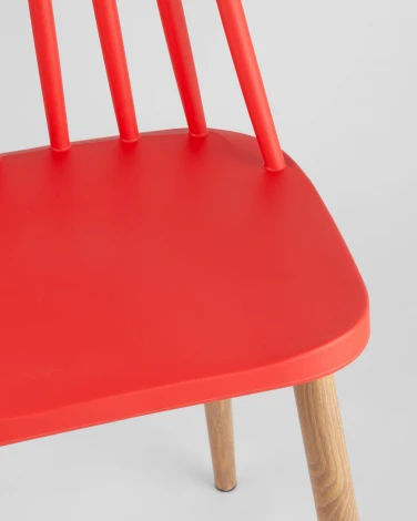 Стул Stool Group Морган пластиковый красный УТ000001847