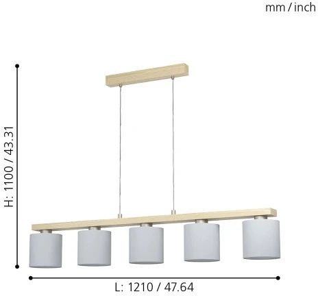 Подвесной светильник Eglo Castralvo 98591