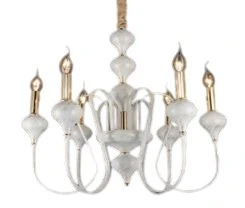 Подвесная люстра PL1075-8 WT+GD Мелодия Света PL1N 000067357
