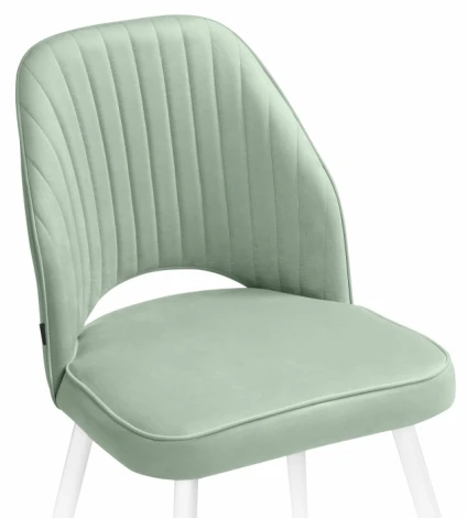 Стул Woodville на металлокаркасе Брейния velutto 14 / белый 500003