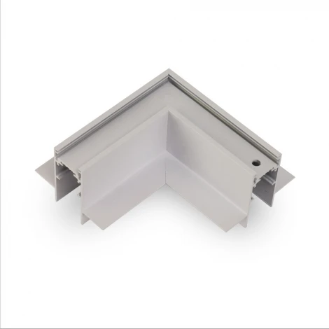 Коннектор угловой для встраиваемого магнитного шинопровода AM Group MAGNET AM402 LL-20С90° горизонтальный WH (48V)