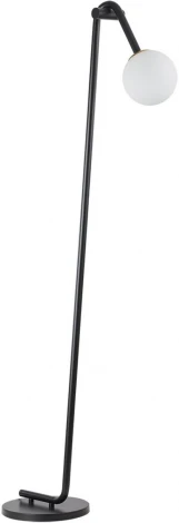 Торшер Lumion Dexter 6500/1F черный, бронза E14 1*60W 220V (выключатель, шар)