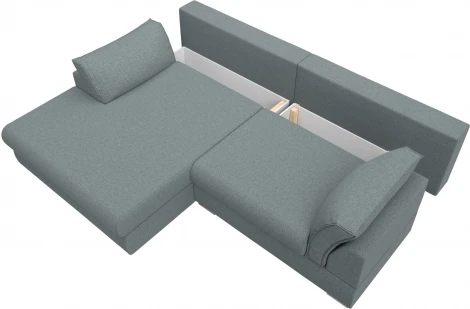 Диван угловой Пекин угол левый Лига Диванов (Рогожка) арт.122947L