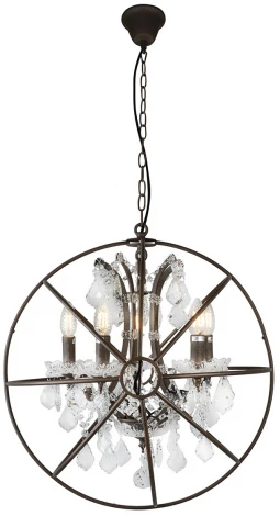 Подвесная люстра iLamp Balance Loft 214-5 (220V, на цепи, свеча, шар)