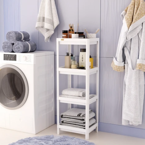 Стеллаж Sheffilton SHT-SS25-4 белый 5392409402