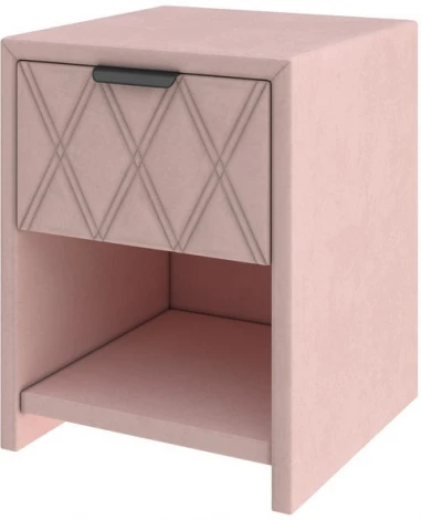 PROxSON Тумба Side (Ткань: Велюр Ultra Розовый мусс) 44x45