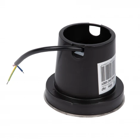 Встраиваемый светильник уличный Uniel ULU-B10A-3W/2700K IP67 GREY (LED, 220V, круглые)
