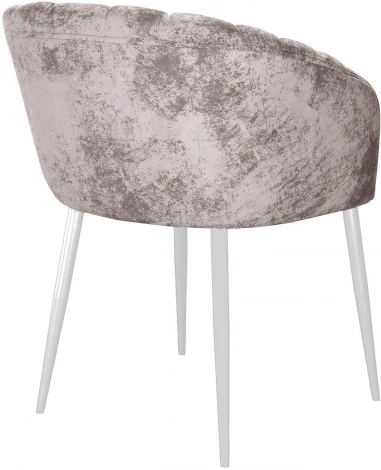 Стул DikLine 441 M02 бежевый, ножки белые арт.00-00073880