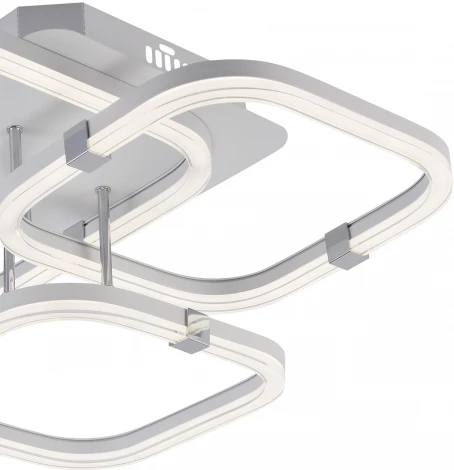 Потолочная люстра Escada Factor 10280/3LED 77Вт, металл/акрил, хром (регулировка яркости, 220V, пульт управления)
