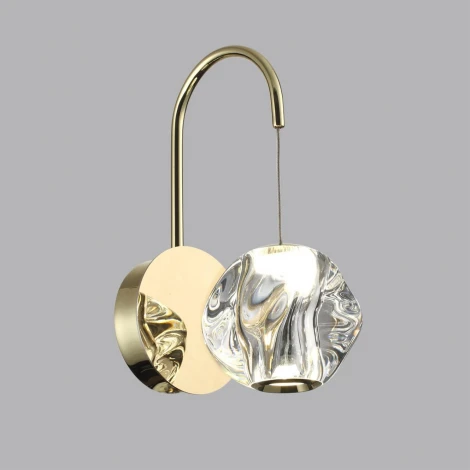 Бра Odeon Light Jemstone 5085/5WL золото/прозрачный/металл/акрил LED 5W 4000K 240Лм (220V, шарики)