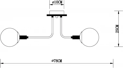 Потолочная люстра Arte Lamp Oxford A2716PL-6BK