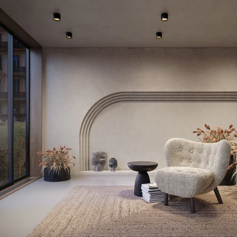 Накладной потолочный светильник Planet 4000K 1x12Вт 120° LED Maytoni Technical C009CW-L12B4K (220V, круглые)