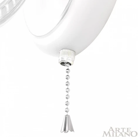 Бра с выключателем Arte Milano AM342837 342837/1W WT+SL (220V)