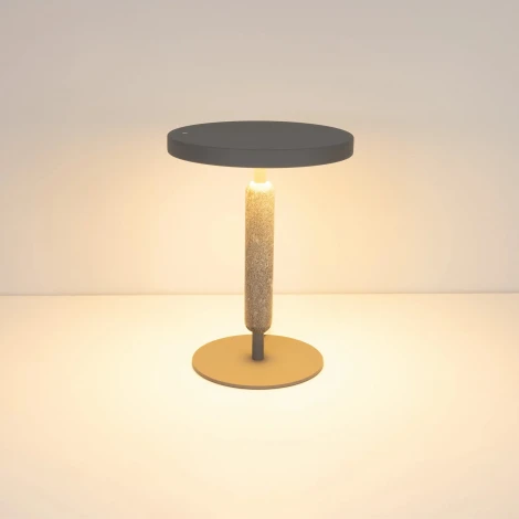 Настольная лампа SP-ALYSS-TAB-R22.5x30-5W Warm3200-MIX (GR-DG, 110 deg, 230V) (Arlight, IP20, Мрамор) 061710