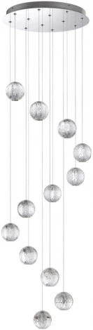 Подвесная люстра каскадная Odeon Light Crystal 5007/56L ром/металл/акрил LED 56W 4000K 4711лм (220V, на проводе)