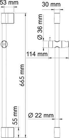 Душевая штанга Wasserkraft A193