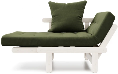 Кресло Arsko Сламбер беленый дуб зеленый велюр