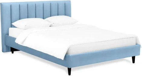 Кровать Queen II Sofia L 1600 ОГОГО (арт.577304), (Ткань/Голубой)