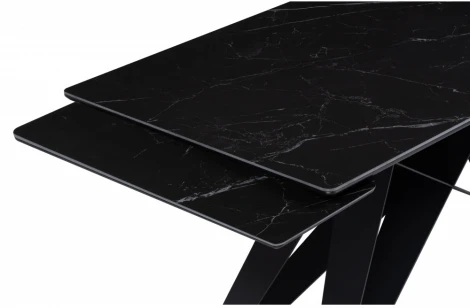 Кухонный стол Notta Блэкбери (Металл,Керамика/Черный) арт.612171