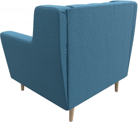 Кресло Брайтон Люкс (Голубой/Рогожка) Лига Диванов арт.125631