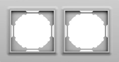 Рамка 2-я, Wave сталь Donel A07 DEW21237