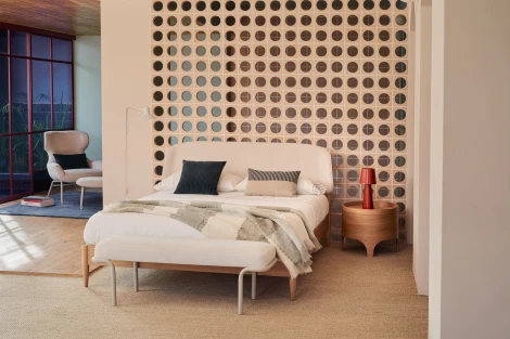 Тумба прикроватная La Forma (ex Julia Grup) Octavia (Фанера,Ясень)