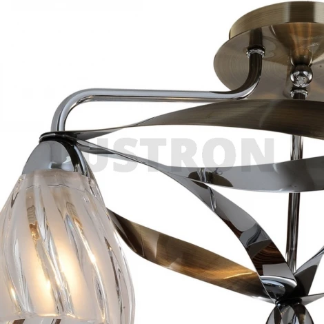 Потолочная люстра N-Light 405 405-03-53CAB chrome + antique brass