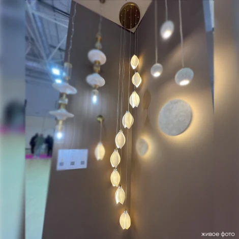 Подвесной светильник Crystal Lux FLOWERS SP9 (220V, на проводе)