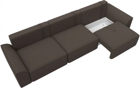 Диван прямой Лига-048 НПБ Лонг Лига Диванов (Рогожка) арт.128240