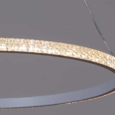 Подвесной светильник светодиодный с пультом Reluce 06315-3.9-01 WH (ночной режим, 220V, на тросе)