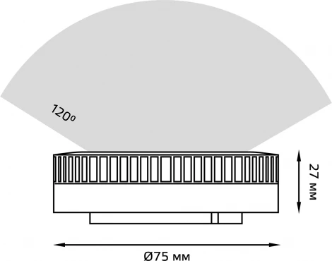 Лампочка светодиодная Gauss 108008111