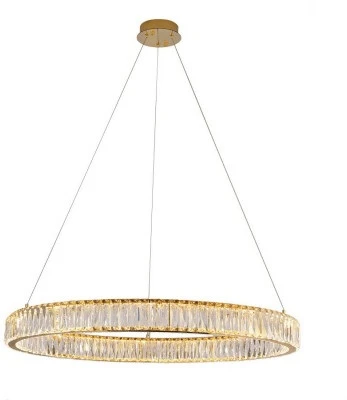 Подвесной светодиодный светильник Newport 8240 8240N/80 gold (220V, на тросе, кольцо)