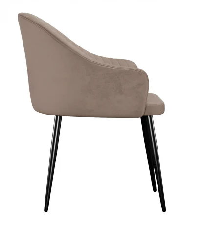 Стул DikLine 440 C43 капучино, ножки черные арт.00-00072790