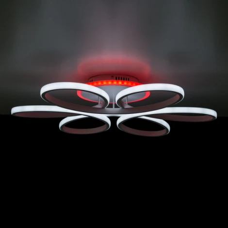 Потолочная люстра RGB Citilux Сезар Смарт CL233A170E (LED, 220V, умный дом - Алиса, Маруся, Сири, цветы)