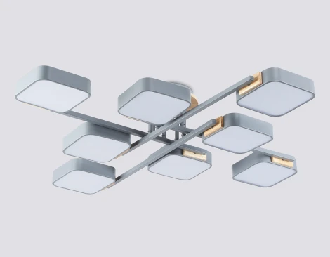 Потолочная люстра светодиодная на штанге с регулировкой цветовой температуры Ambrella COMFORT FL4889 (220V)