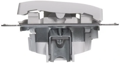 Выключатель встраиваемый одноклавишный с подсветкой (белый) Systeme Electric GSL000113