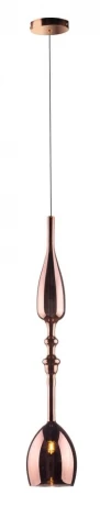 Подвесной светильник Crystal Lux New SP1 C COPPER (220V, на проводе, бокалы)