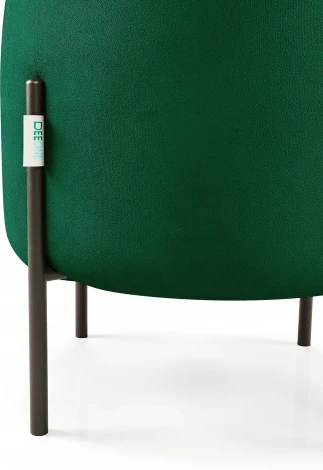 Маленькая радость Пуф круглый на ножках, зеленый D1 furniture арт.AAA41674005