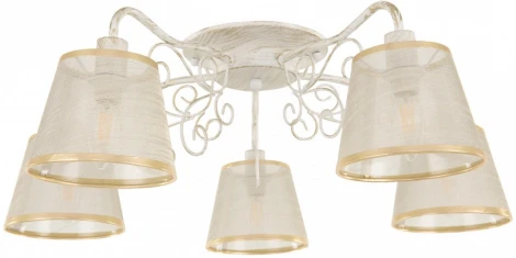 Потолочная люстра Arte Milano AM341120 341120/5 WT+G (220V)