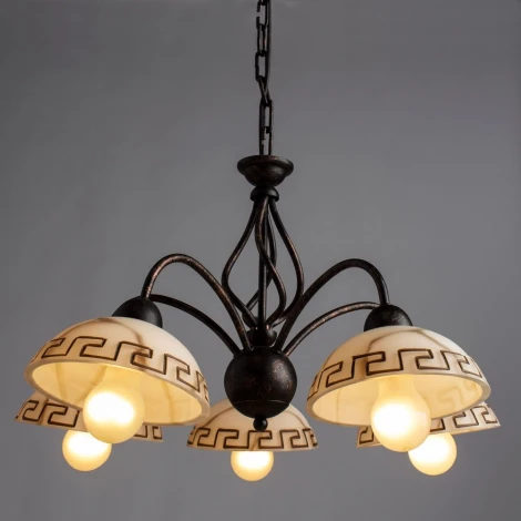 Подвесная люстра Arte Lamp Rustica A6884LM-5BR