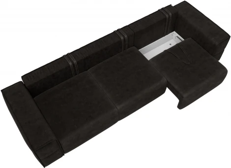 Диван прямой Лига-058 НПБ Лонг Лига Диванов (Велюр) арт.129406