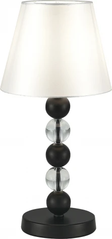 Настольная лампа ST Luce SL2003 SL2003.404.01 черный/белый E27 1*40W (220V, выключатель)