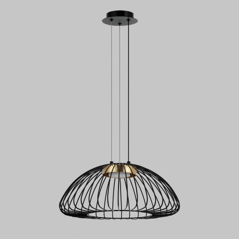 Подвесной светильник Imex MD.23104-1-P-BK+BR (220V, на тросе, круглые)