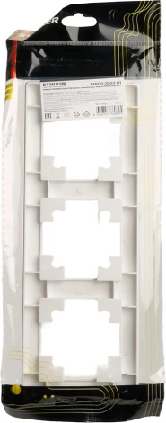 Рамка на 3 поста (белый) Stekker Катрин 39794