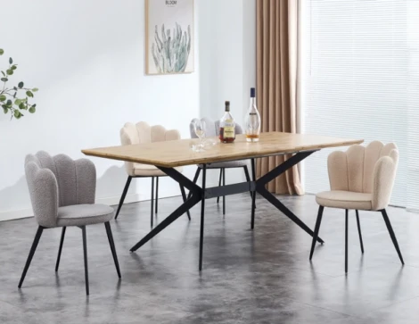 Стол обеденный Serene Cadence Hesby МДФ арт.HSBI_DT2269-2_wooden