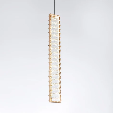 Подвесной светильник светодиодный хрустальный Modelux MODESTYLE MS.88909.1 GD