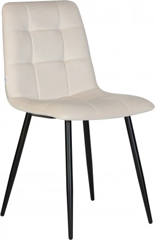Стул обеденный CHILLY (Кремовый Holland 05, основание черное)
