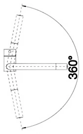 Смеситель Blanco Linus 516707 для кухонной мойки