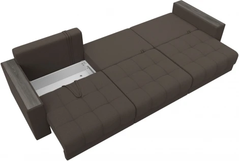 Диван прямой с декором Лига-049 НПБ Лонг Лига Диванов (Рогожка) арт.128417